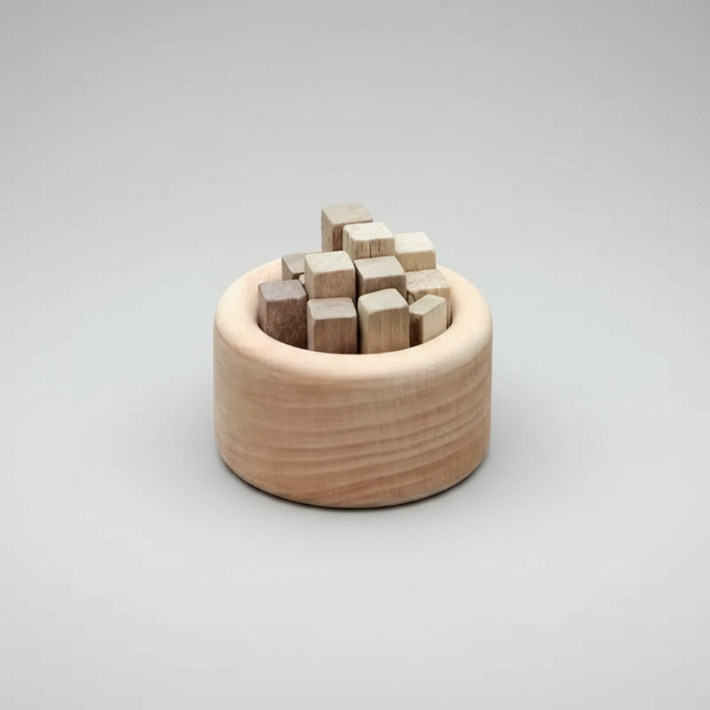 Beech Wood Aroma Diffuser — Natural Wooden Essential Oil Diffuser