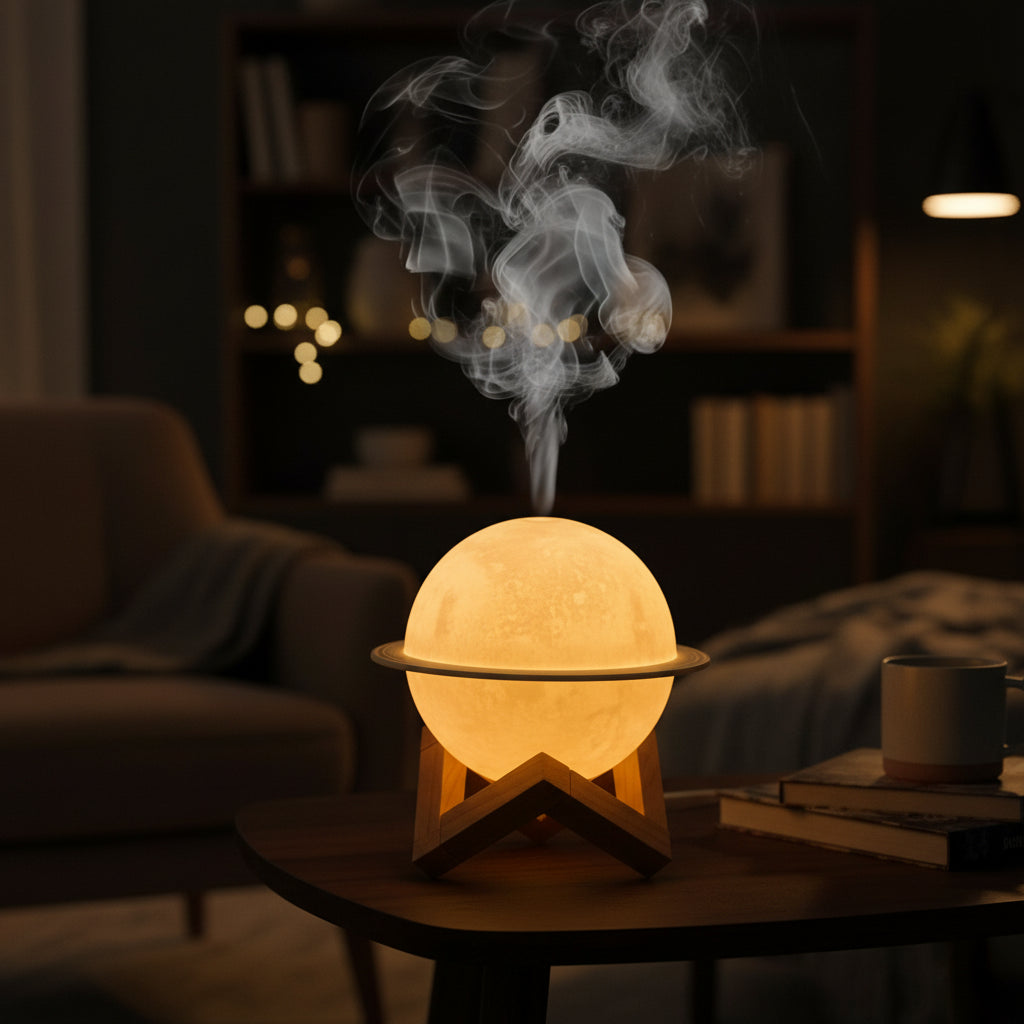 Lunar Moon Humidifier & Aroma Diffuser