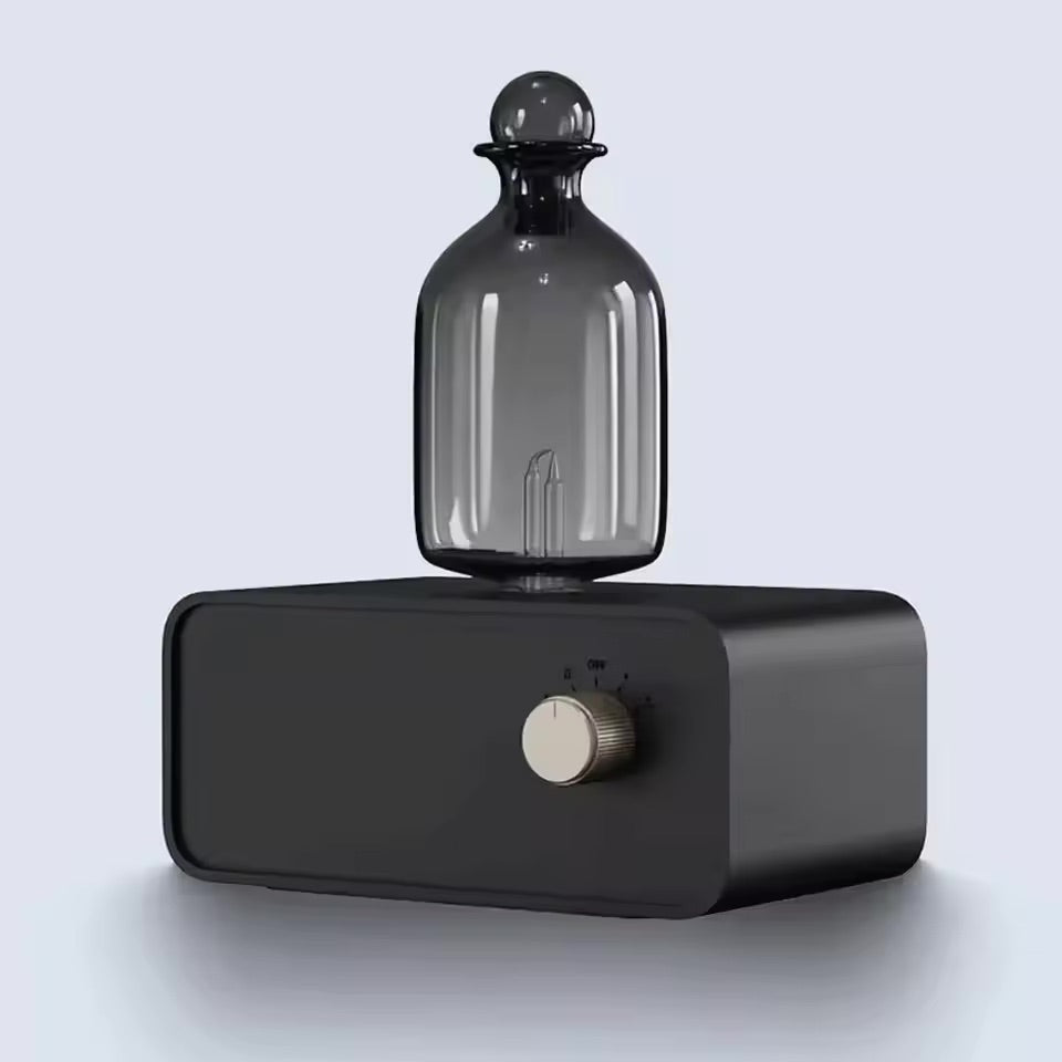 Nebulizing Essential Oil Diffuser | Wood & Glass