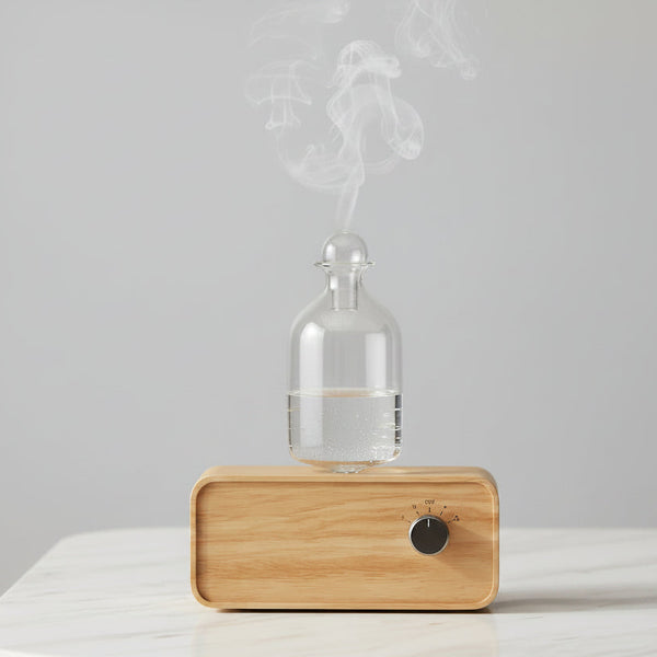 Nebulizing Essential Oil Diffuser | Wood & Glass