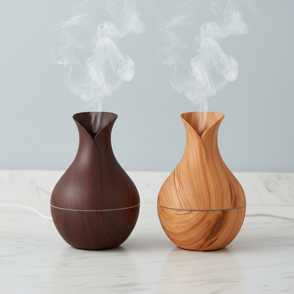 Wood Grain Aromatherapy Humidifier